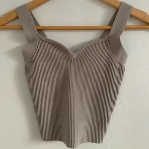 Abercrombie & fitch ribbed crop top
